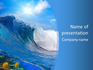 Sky Hawaii Action PowerPoint Template