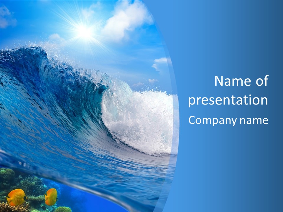 Sky Hawaii Action PowerPoint Template