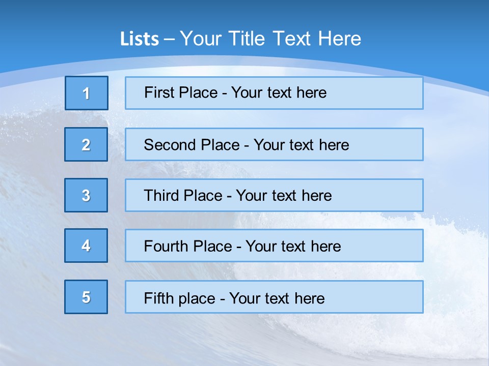 Sky Hawaii Action PowerPoint Template