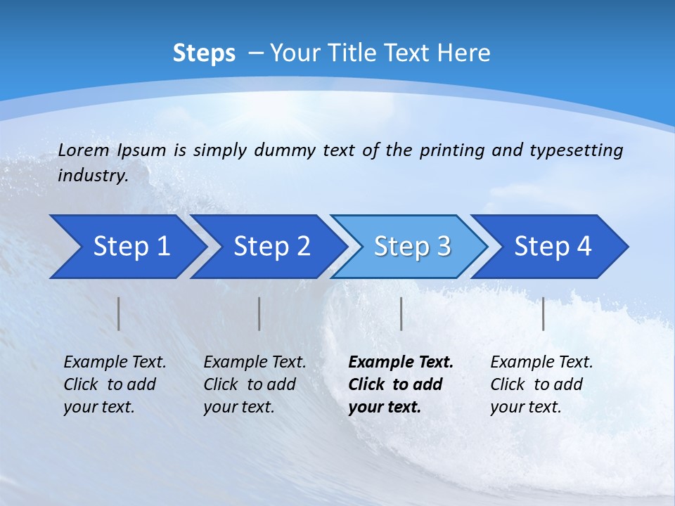 Sky Hawaii Action PowerPoint Template