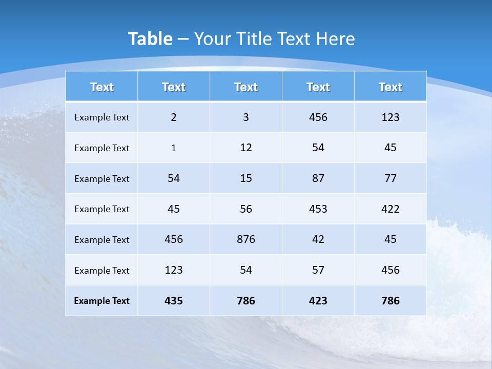 Sky Hawaii Action PowerPoint Template