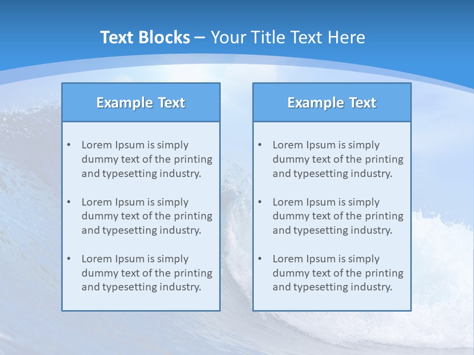 Sky Hawaii Action PowerPoint Template