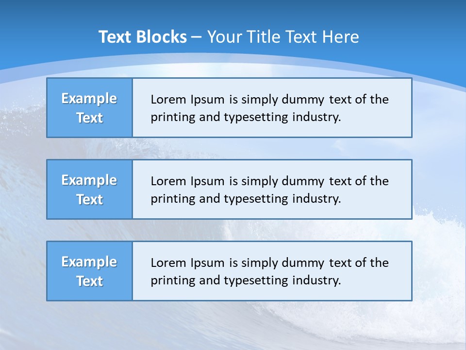 Sky Hawaii Action PowerPoint Template