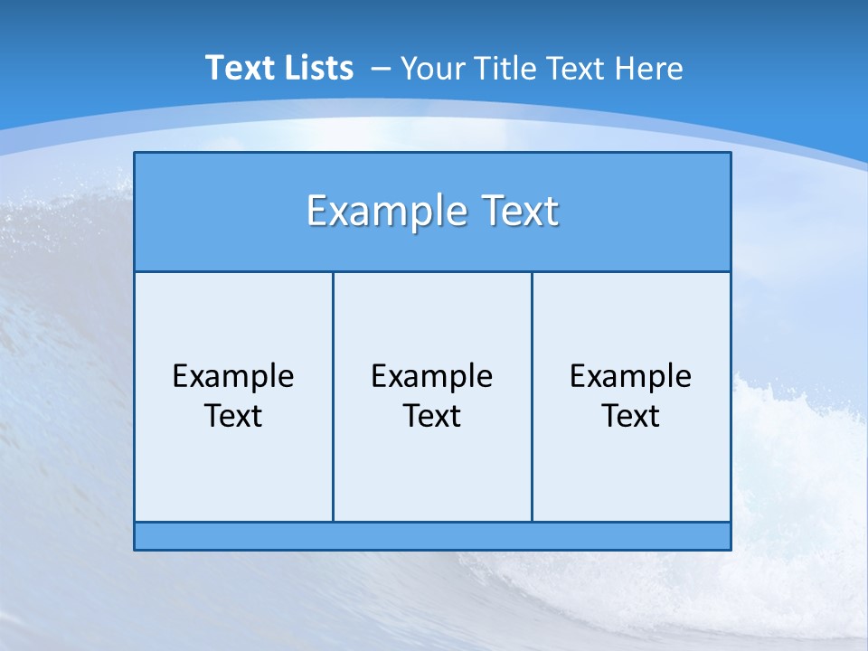 Sky Hawaii Action PowerPoint Template