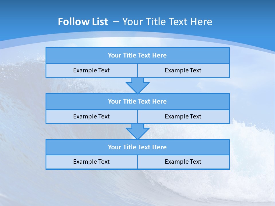 Sky Hawaii Action PowerPoint Template