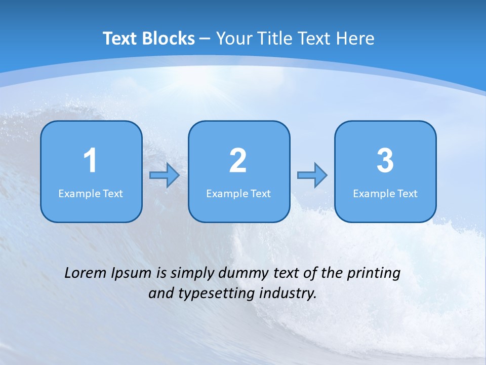 Sky Hawaii Action PowerPoint Template