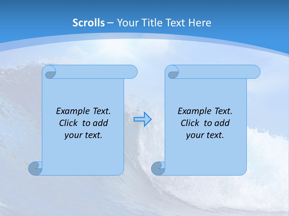 Sky Hawaii Action PowerPoint Template