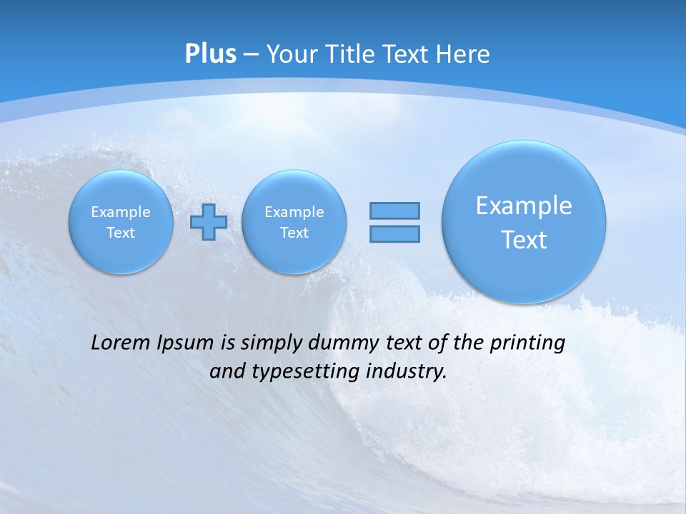 Sky Hawaii Action PowerPoint Template