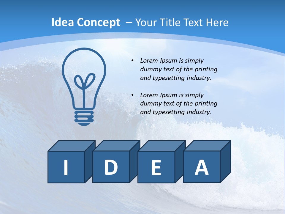 Sky Hawaii Action PowerPoint Template