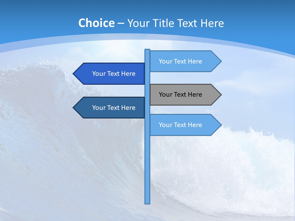 Sky Hawaii Action PowerPoint Template