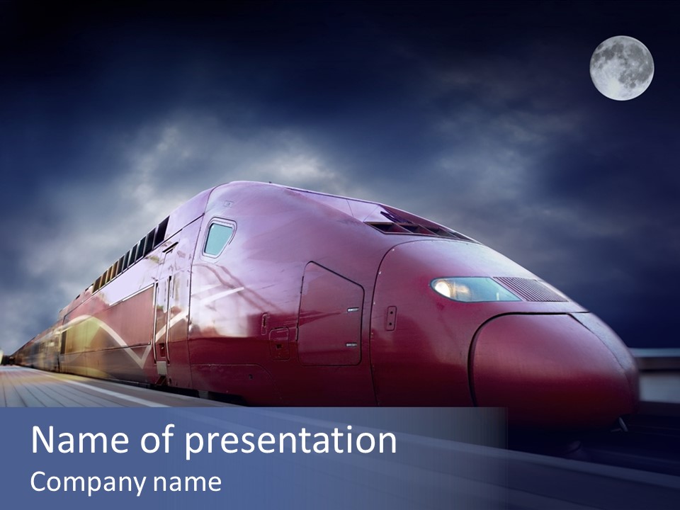 Carriage Trip Abstract PowerPoint Template