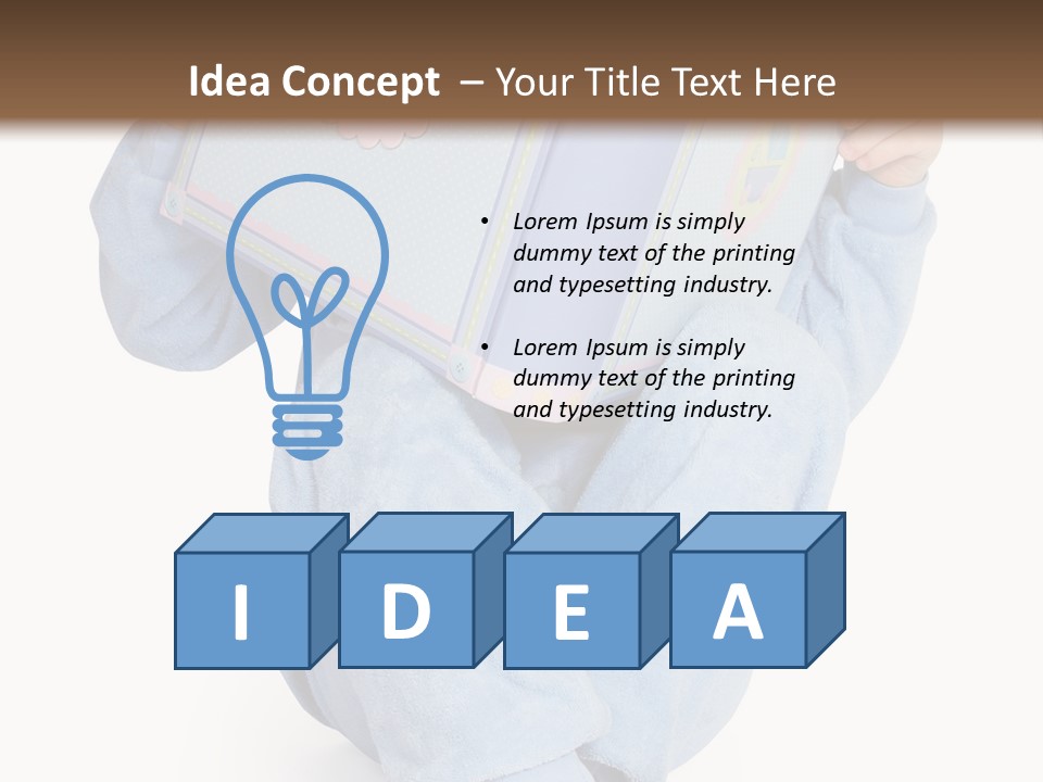 Blond Cheerful Study PowerPoint Template