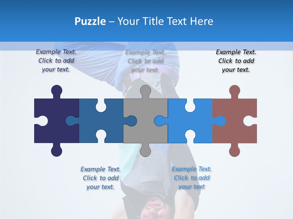 Break Dance Handstand Exercise PowerPoint Template