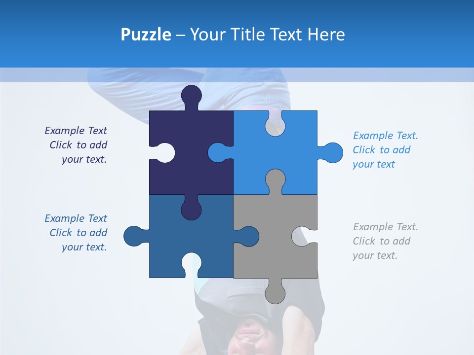 Break Dance Handstand Exercise PowerPoint Template