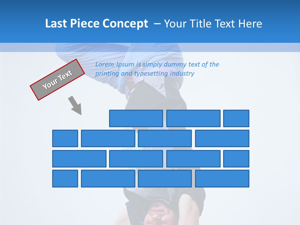 Break Dance Handstand Exercise PowerPoint Template