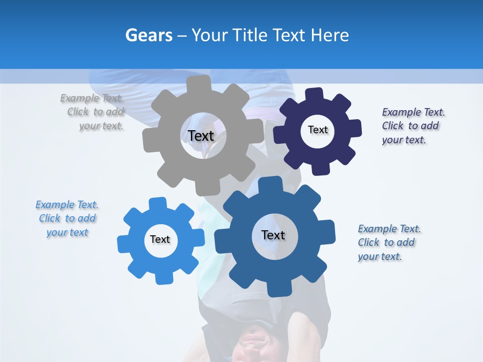 Break Dance Handstand Exercise PowerPoint Template