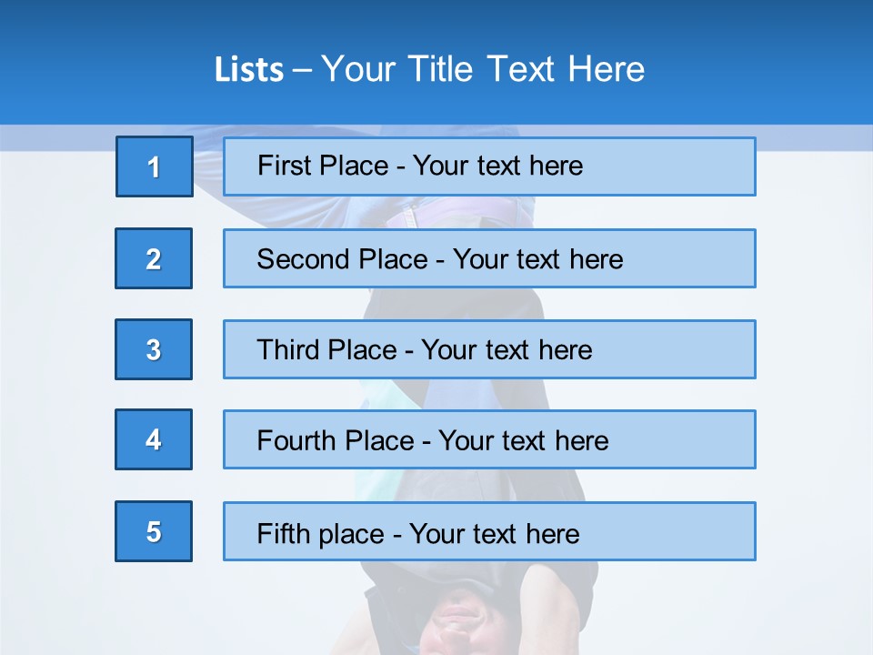 Break Dance Handstand Exercise PowerPoint Template