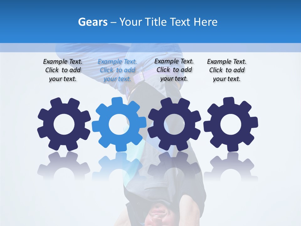 Break Dance Handstand Exercise PowerPoint Template