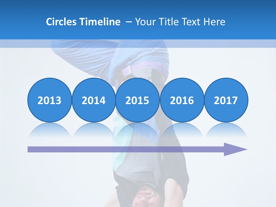 Break Dance Handstand Exercise PowerPoint Template