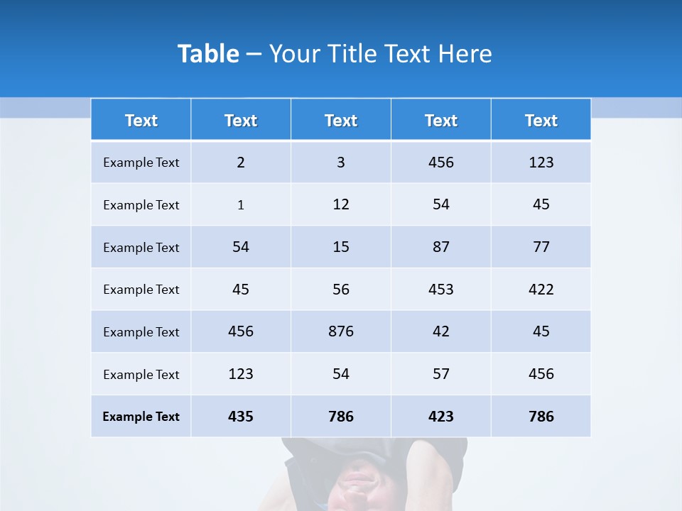 Break Dance Handstand Exercise PowerPoint Template