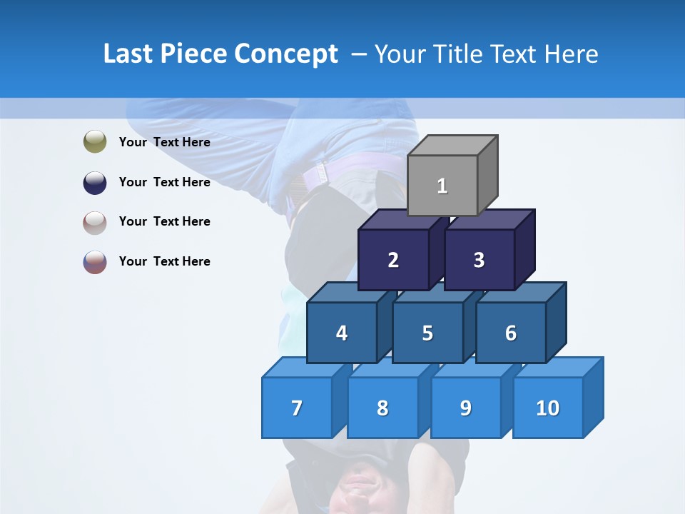 Break Dance Handstand Exercise PowerPoint Template
