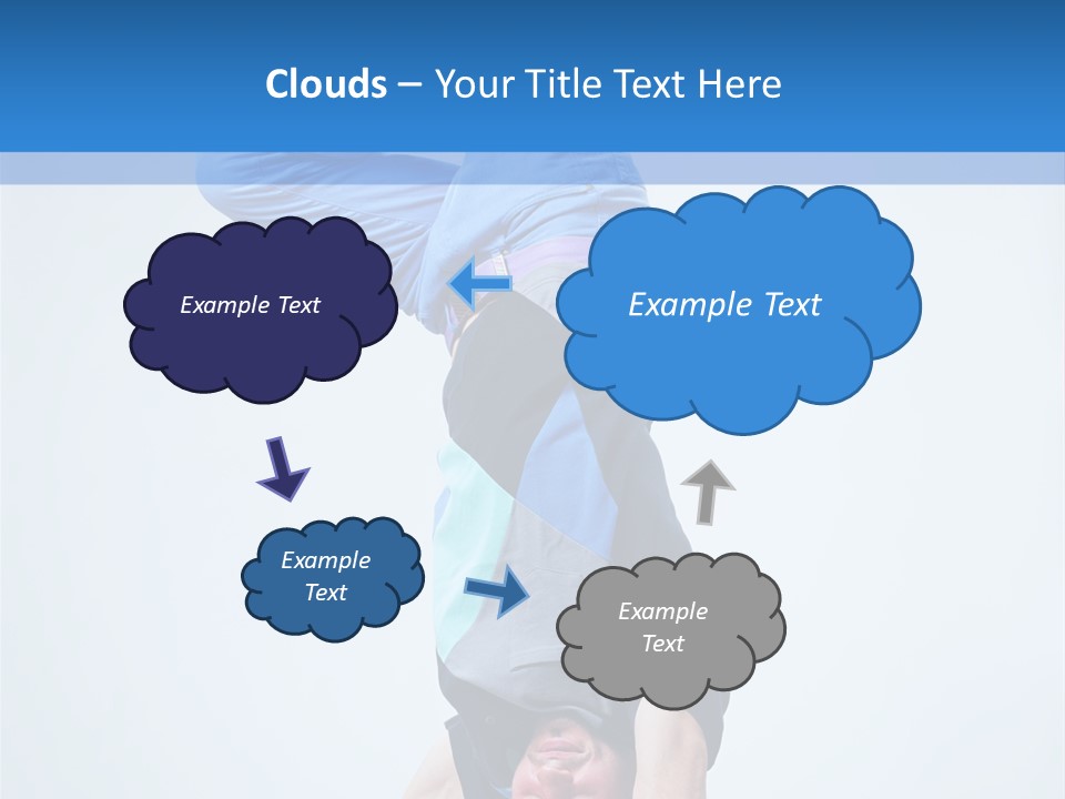 Break Dance Handstand Exercise PowerPoint Template