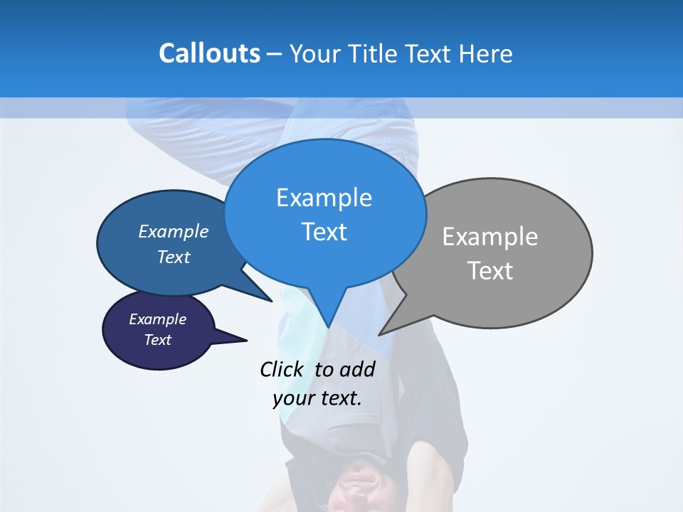 Break Dance Handstand Exercise PowerPoint Template