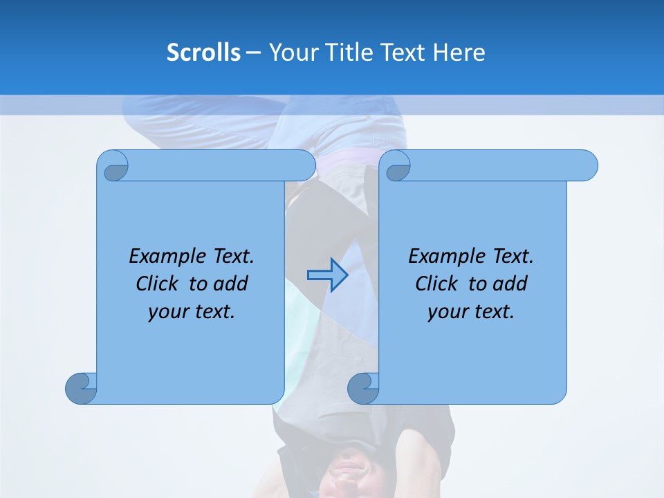 Break Dance Handstand Exercise PowerPoint Template