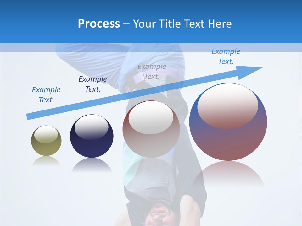 Break Dance Handstand Exercise PowerPoint Template