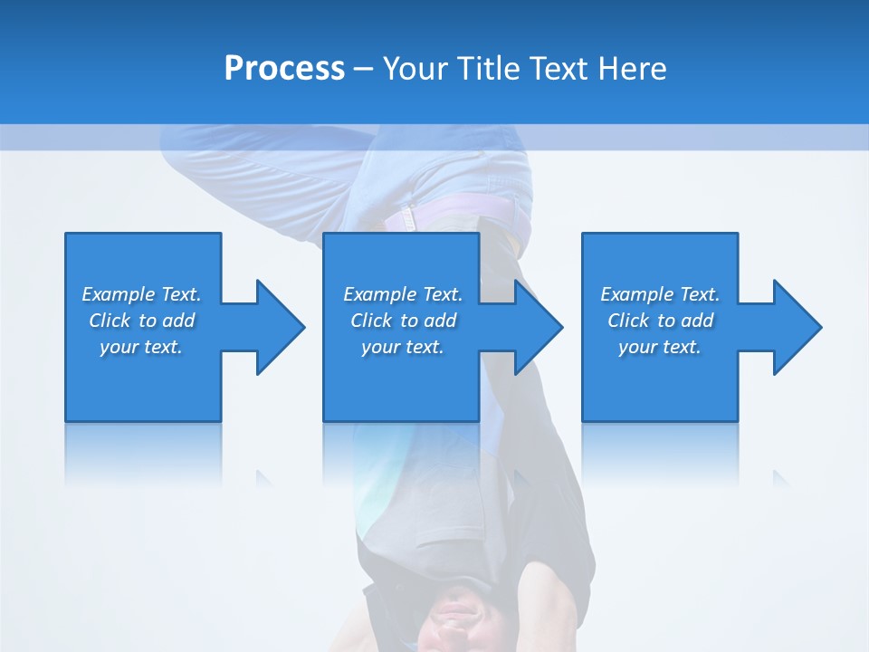 Break Dance Handstand Exercise PowerPoint Template