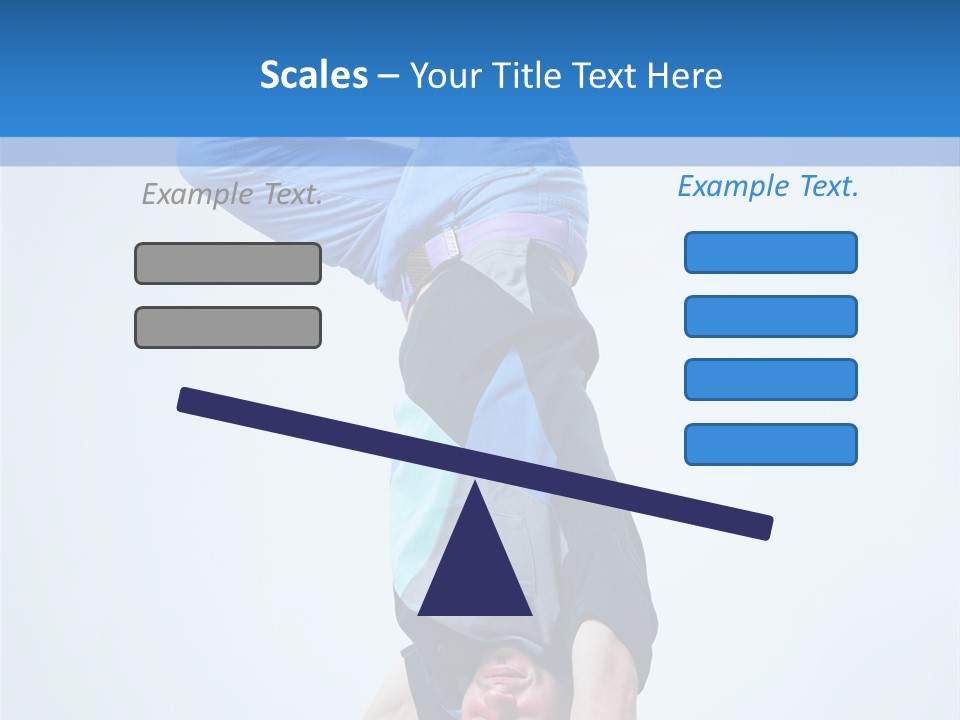 Break Dance Handstand Exercise PowerPoint Template