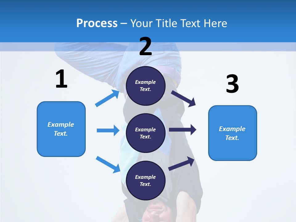 Break Dance Handstand Exercise PowerPoint Template