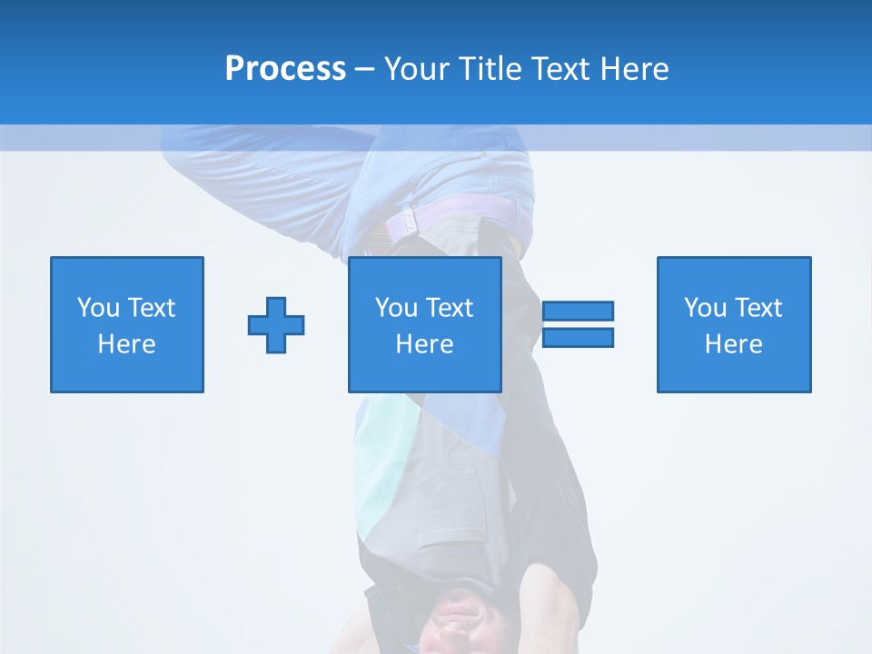 Break Dance Handstand Exercise PowerPoint Template