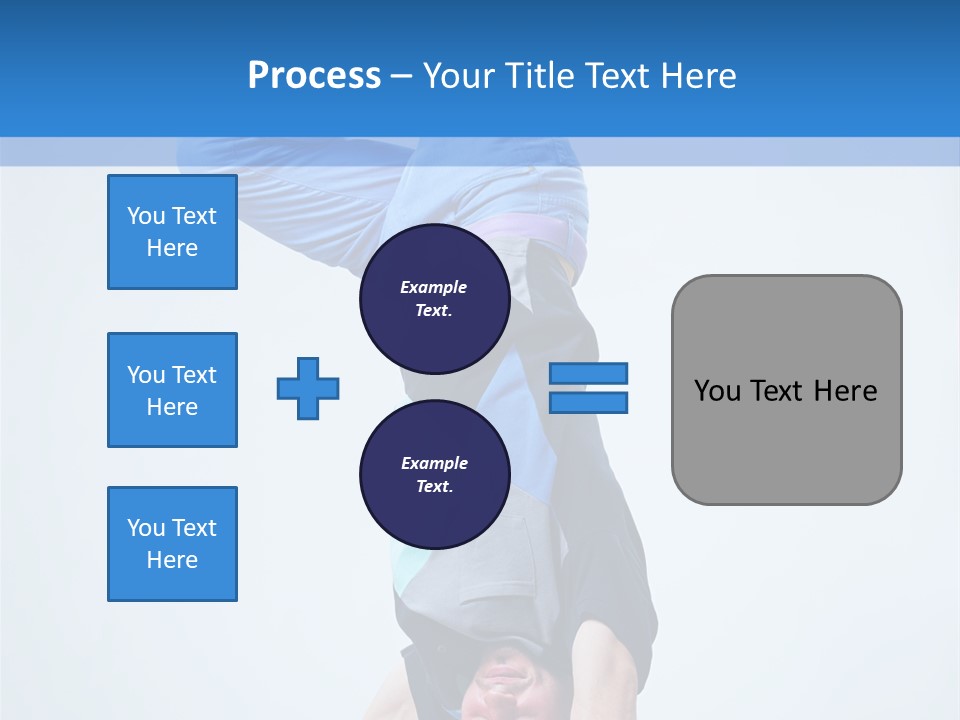 Break Dance Handstand Exercise PowerPoint Template