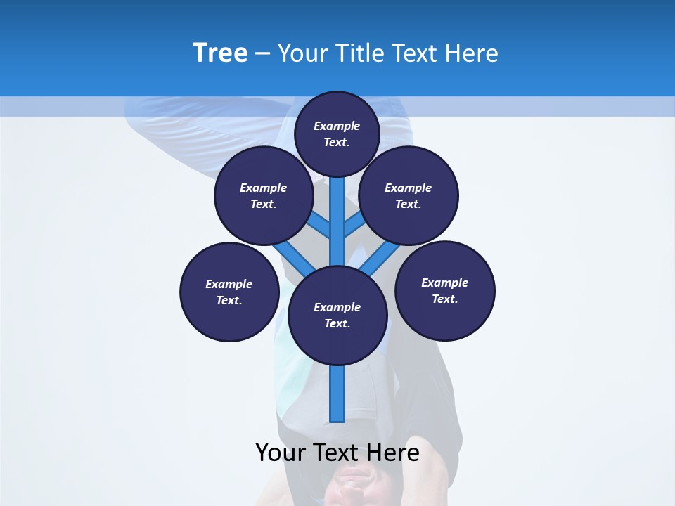 Break Dance Handstand Exercise PowerPoint Template