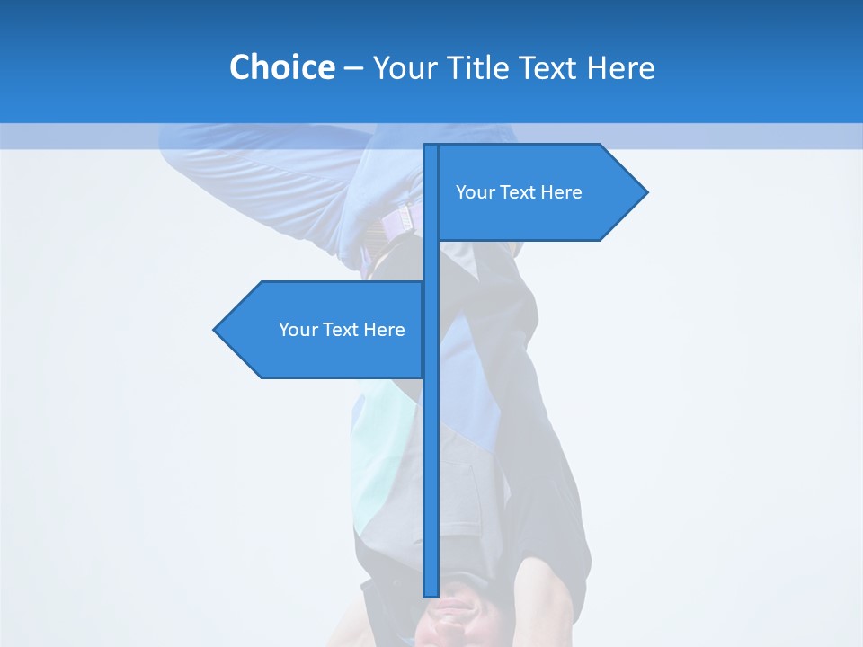 Break Dance Handstand Exercise PowerPoint Template