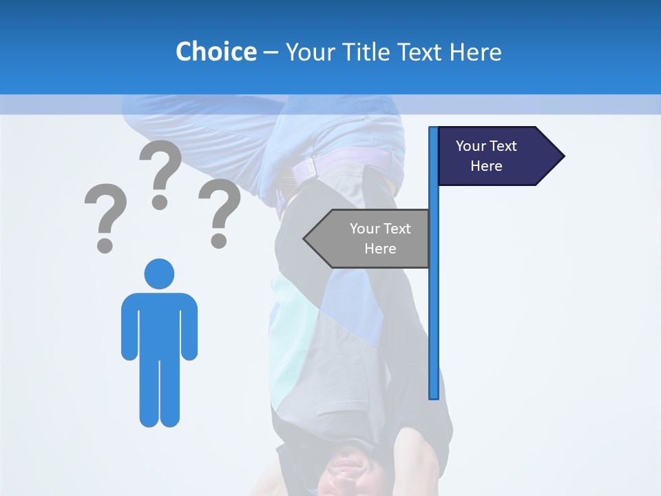 Break Dance Handstand Exercise PowerPoint Template