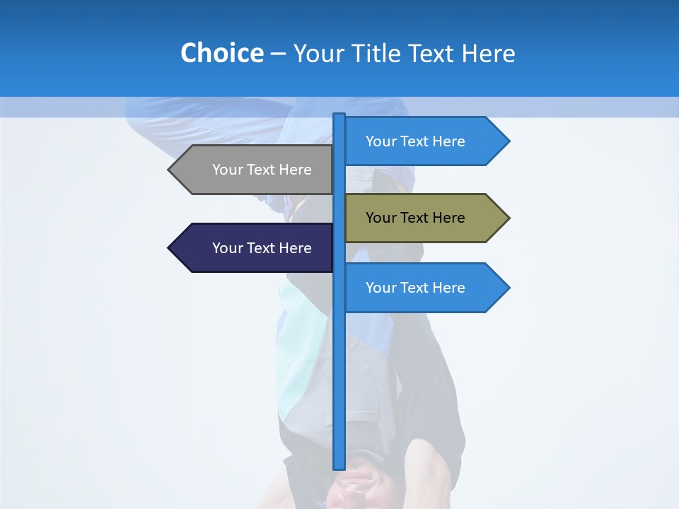 Break Dance Handstand Exercise PowerPoint Template