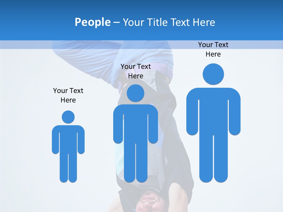 Break Dance Handstand Exercise PowerPoint Template