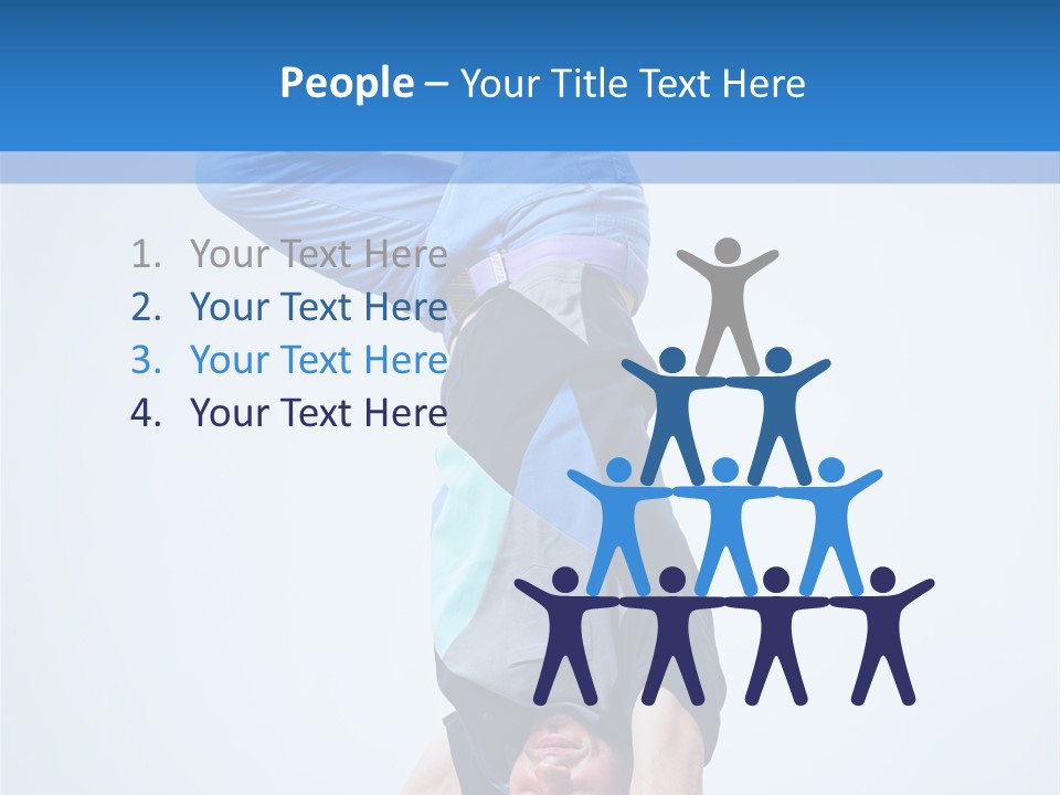 Break Dance Handstand Exercise PowerPoint Template