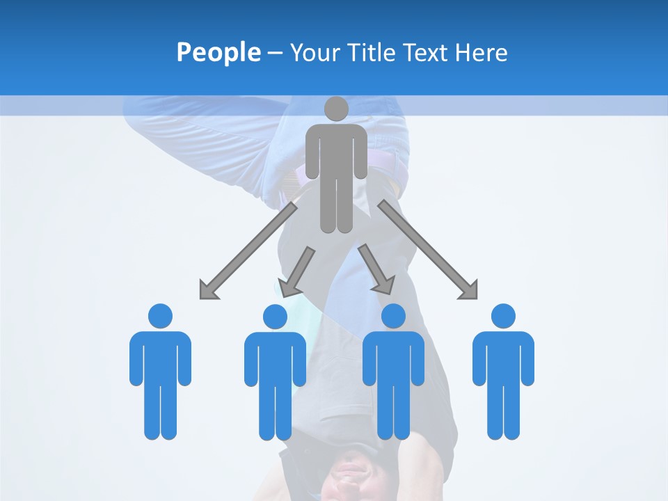 Break Dance Handstand Exercise PowerPoint Template