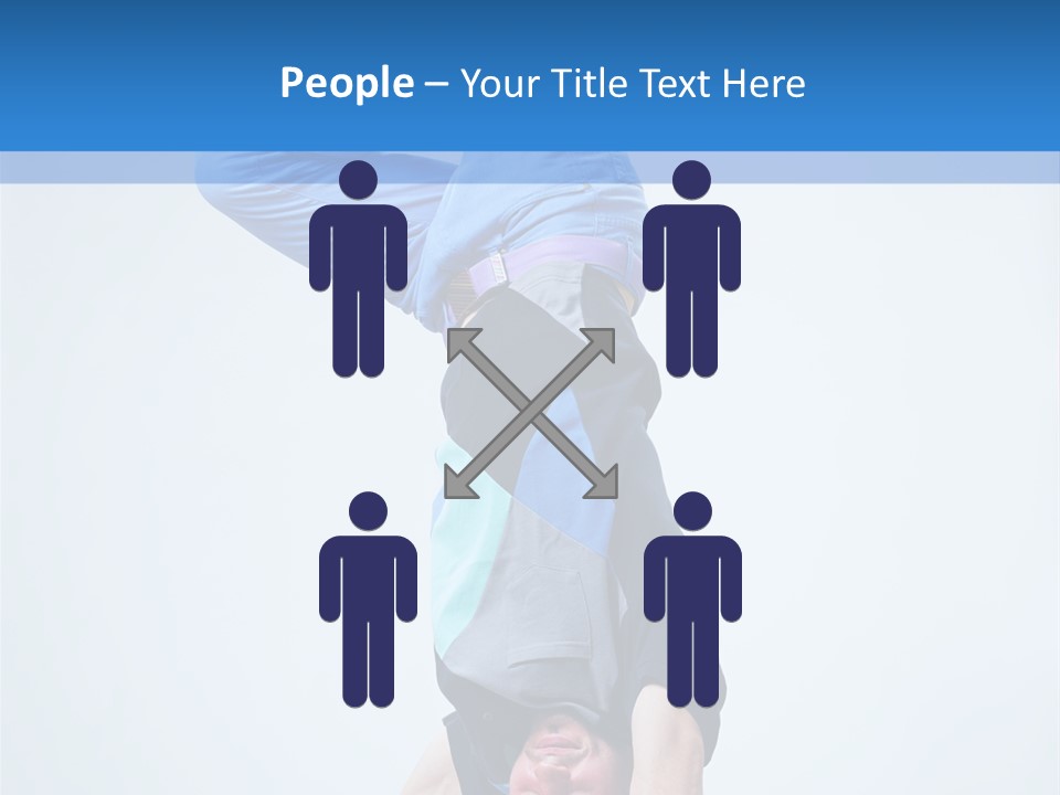 Break Dance Handstand Exercise PowerPoint Template