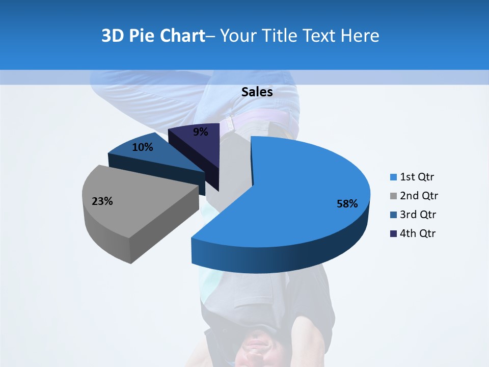 Break Dance Handstand Exercise PowerPoint Template