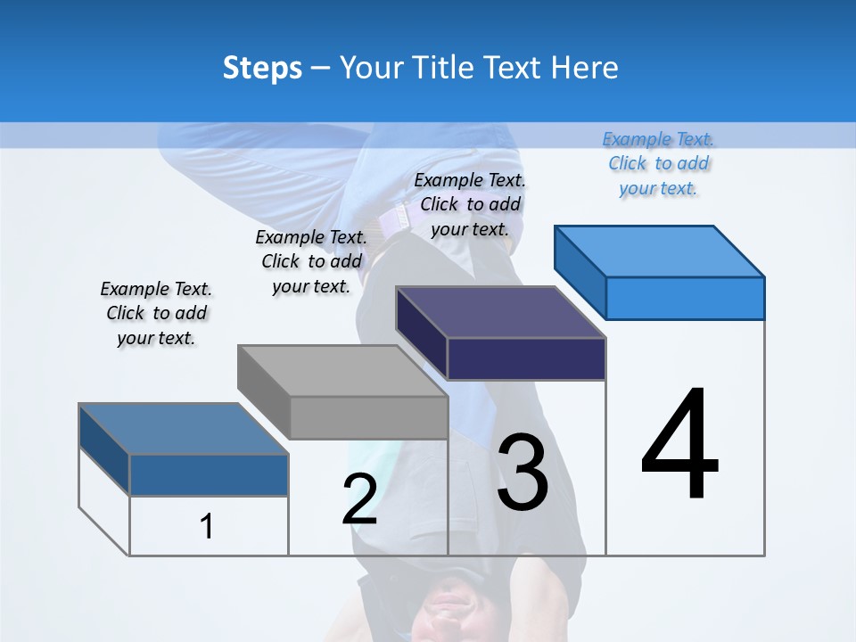 Break Dance Handstand Exercise PowerPoint Template