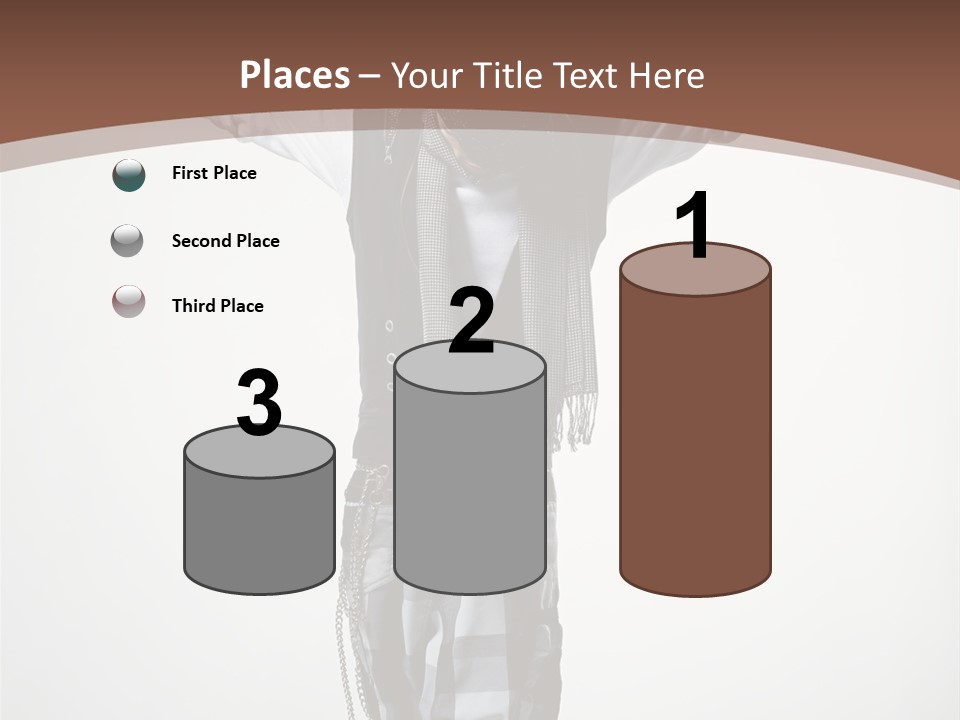 Flexibility Posing Boy PowerPoint Template