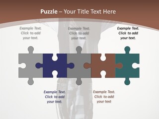 Flexibility Posing Boy PowerPoint Template