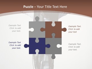 Flexibility Posing Boy PowerPoint Template