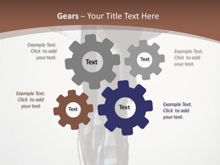 Flexibility Posing Boy PowerPoint Template
