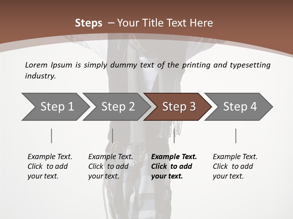 Flexibility Posing Boy PowerPoint Template