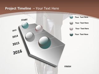 Flexibility Posing Boy PowerPoint Template